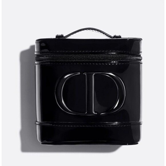 Dior Handbags - Dior CD Black Trouser Pouch Bag Cosmetic Case Patent NIB